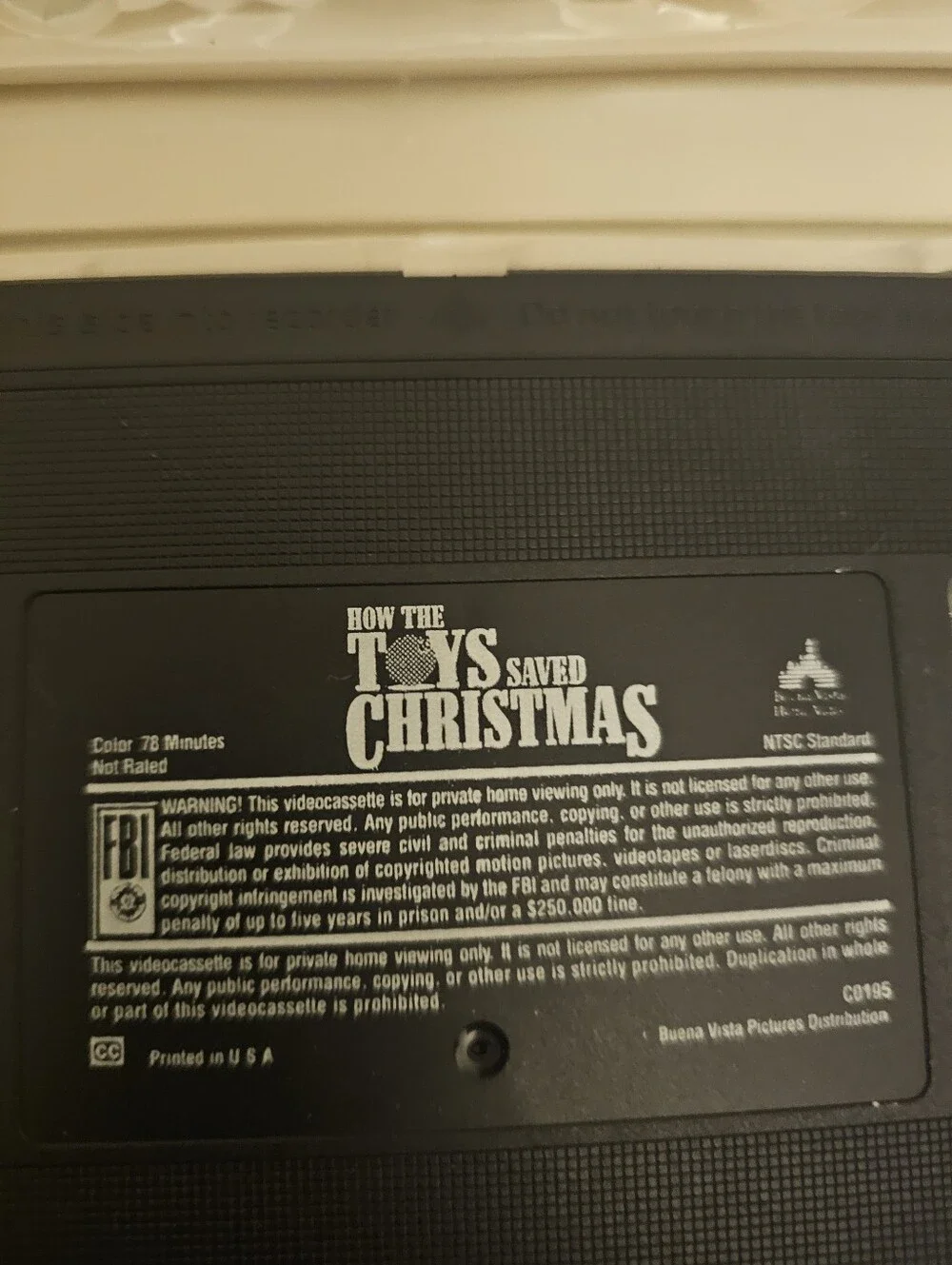Set of 10 Assorted Christmas VHS Tape Collection